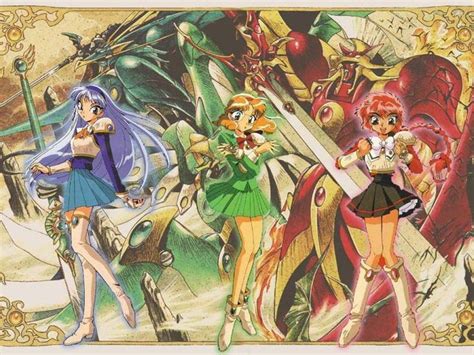 An Analysis of the Three Main Protagonists in Magic Knight Rayearth